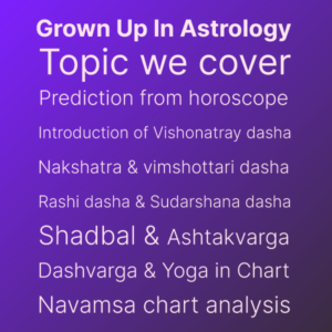 Grownup Course In Astrology